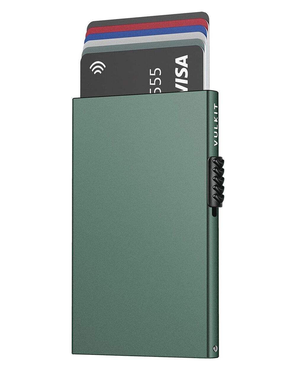 4276 Minimalist Credit Card Holder Pop Up Cards RFID Protection Slim Metal
